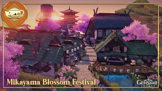 🌸🦊 Mikayama Blossom Festival | Serenitea Pot | Genshin Impact | 原神