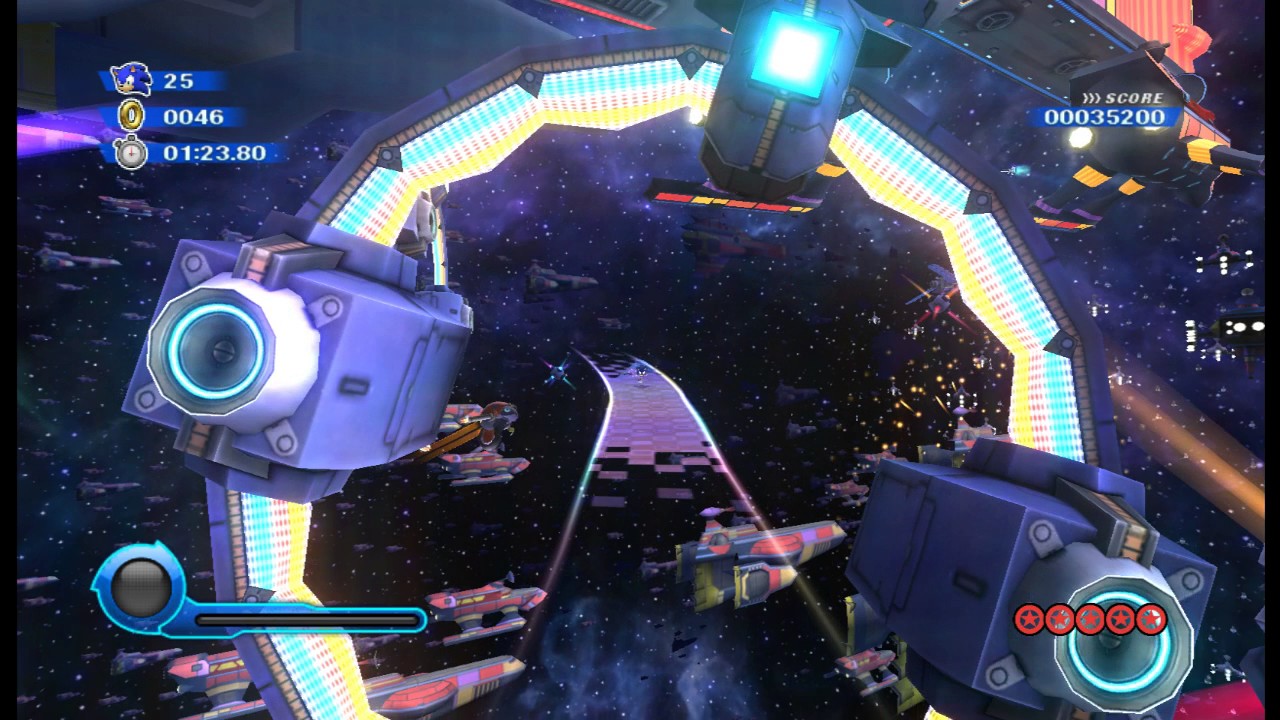 Sonic Colors HD Texture Pack 1280x1056 60fps Carnival Act 1 - YouTube