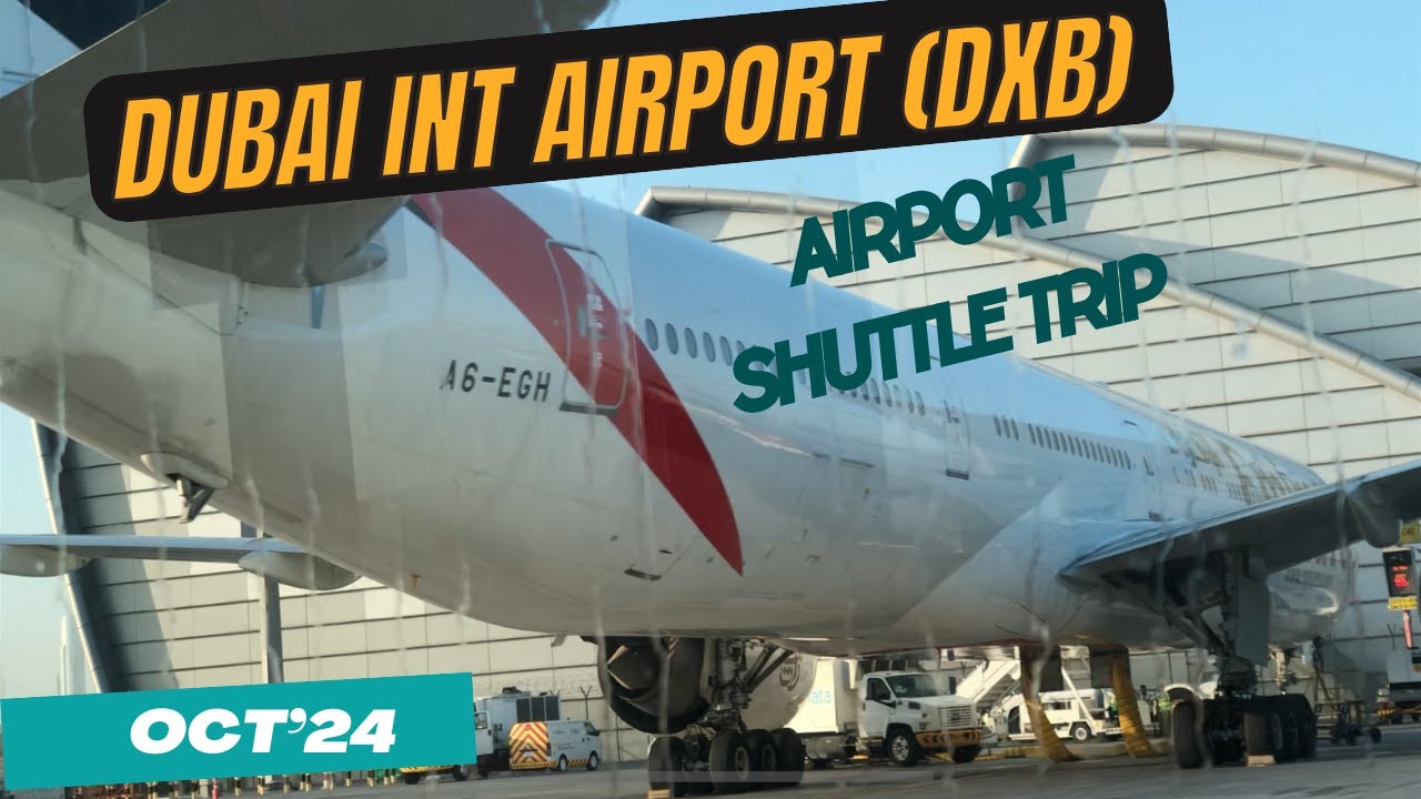 Dubai International Airport  (DXB) | Airport Shuttle Bus  trip from Terminal 3 to 2 