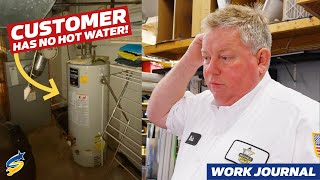 Water Heater Stopped Working! // Work Journal