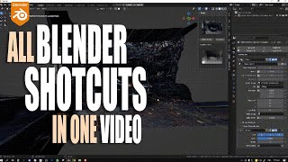 All blender keyboard shortcuts in one video