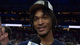 Stephon Castle adds national champion to his career with UConn's win over Purdue