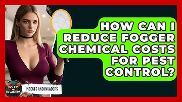 How Can I Reduce Fogger Chemical Costs For Pest Control? - Insects and Invaders