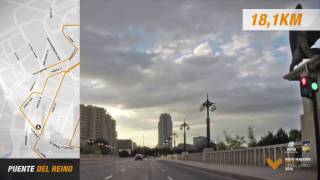 Recorrido del Medio Maratón Valencia Trinidad Alfonso 2016