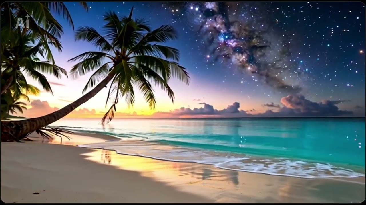 Night Ocean 🌙 Calm Waves for Deep Sleep | 2 Hours of Relaxation