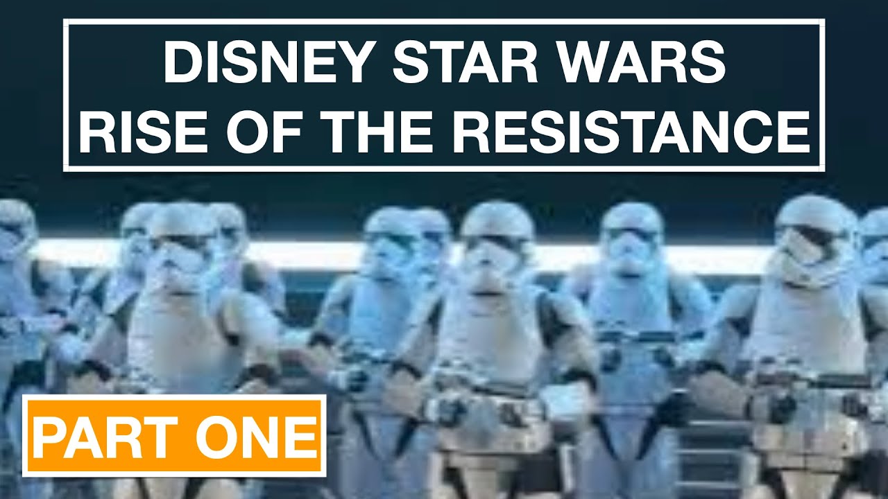 NEW! Star Wars Ride - Rise of the Resistance Trackless Dark Ride ...