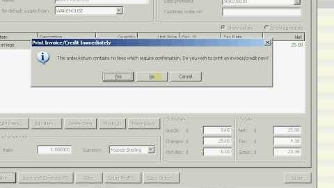 Sage 200 2010 New Features Sales Orders