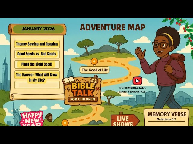 Bible Talk For Children: "Sowing & Reeaping" Galatians 6:7 | @gfihmbibletalk