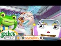 El lavadero del Sr. Comadreja | 🐸 Garaje de Gecko | Carros para niños | Vídeos educativos