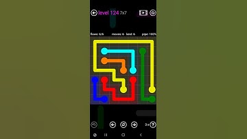 How To Solve Flow Free 7x7 Mania Level 124 Easy Board Walk Through Solution Walkthrough