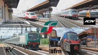 Mezz'ora di transiti, arrivi e partenze alla stazione di Trofarello