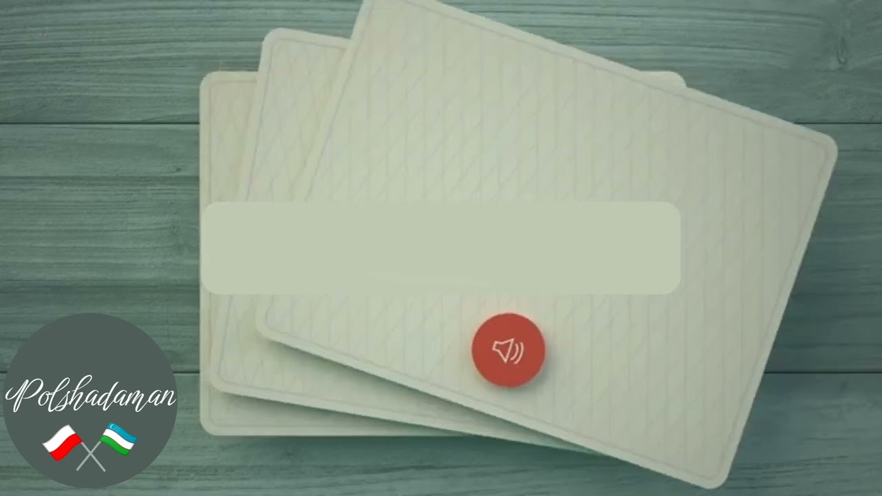 O'zbek - Polski 3. polsha tili 3-video darslik.
