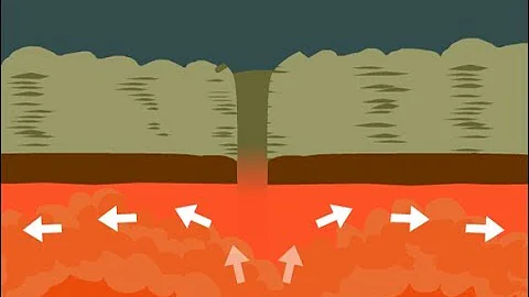 What direction do tectonic plates move in?