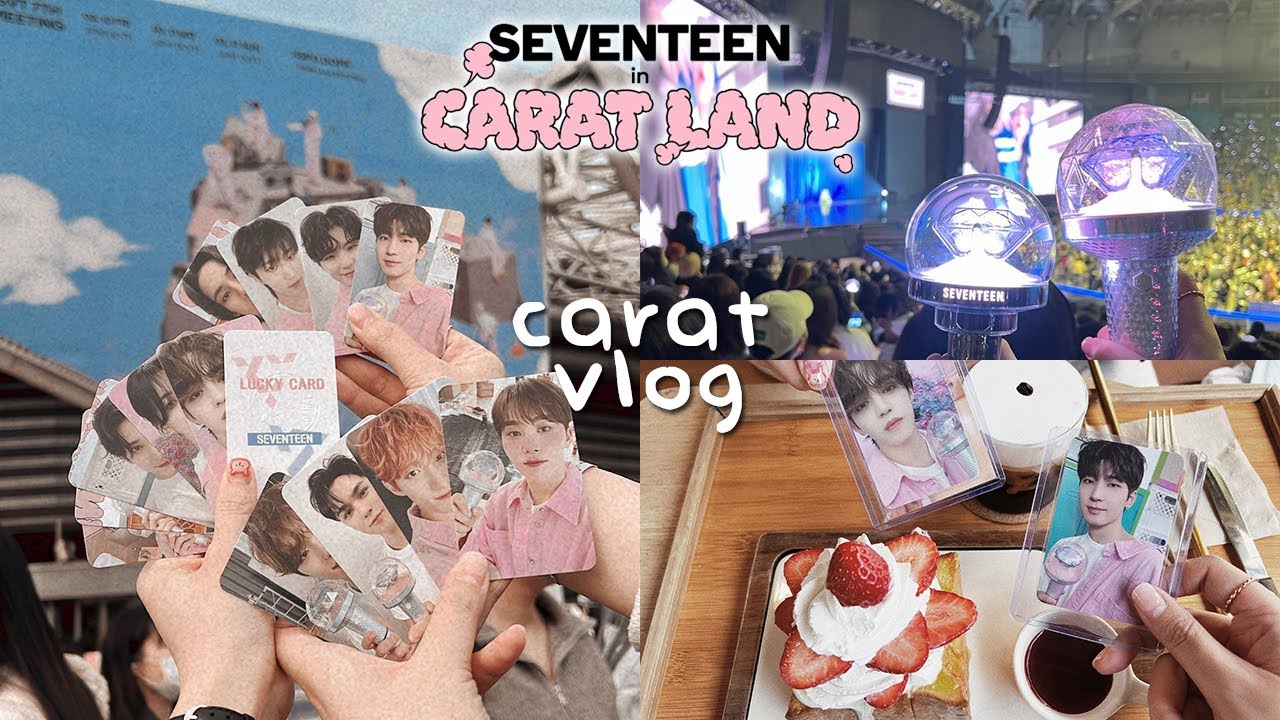 carat vlog💎 | seventeen in caratland 2023 🎡, flying to korea after 3 years 🇰🇷