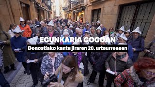 ‘Euskaldunon Egunkaria’ gogoan, Donostiako kantu jiraren 20. urteurrenean