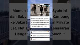 Momen Sahrini Dan Reno Barack Pulang Ke Jakarta Menggunakan Jet Private short viral2025