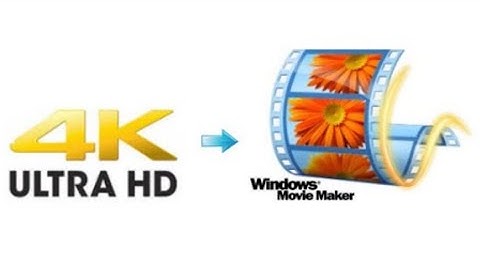 HOW TO MAKE 4K VIDEOS WITH WINDOWS MOVIE MAKER