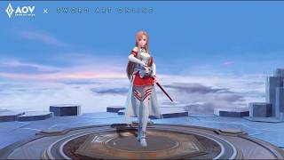 AOV X Sword Art Online Kirito And Asuna Lobby Animation - Garena AOV (Arena of Valor)