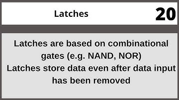 Sequential Circuits: Latches|Digital Logic Design In Hindi Urdu EEE241 LECTURE 20