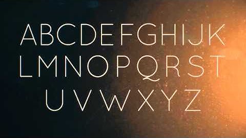 Clean Animated Font | VideoHive Templates | After Effects Project Files