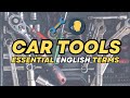   car tools essential english guide easy vocabulary for beginners mechanic autorepair auto