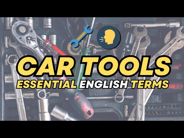 🚗 🔧 Car Tools: Essential English Guide! Easy Vocabulary for Beginners # mechanic #autorepair #auto 