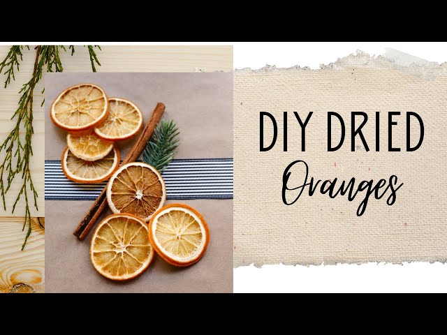 How to Make Dried Orange Slices – Our Little House in the Country