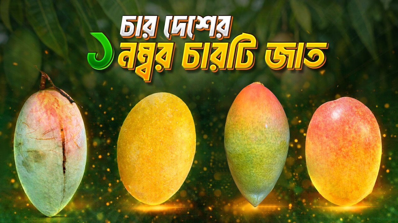 প্রতি বছর ফলন খুব মিষ্টি দুর্দান্ত স্বাদের চারটি জাত I 4 Top Mango Varieties