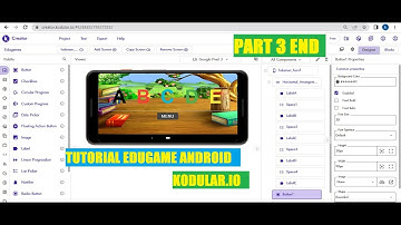 Tutorial Membuat Edugame Berbasis Android Menggunakan Kodular.io | Part 3 Selesai