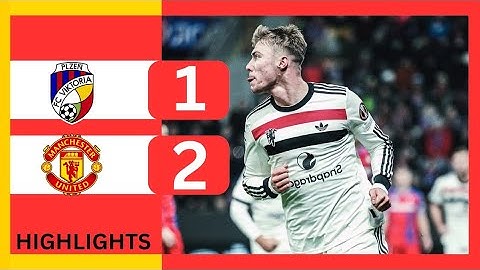 Viktoria Plzeň vs Manchester United (1-2)| All Goals & Extended Highlights | UEFA ....