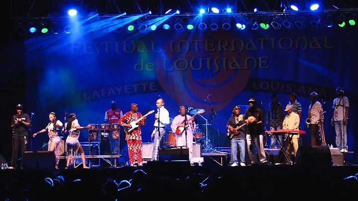 Seun Kuti & Egypt 80 at Festival International 2012 - Lafayette, Louisiana USA