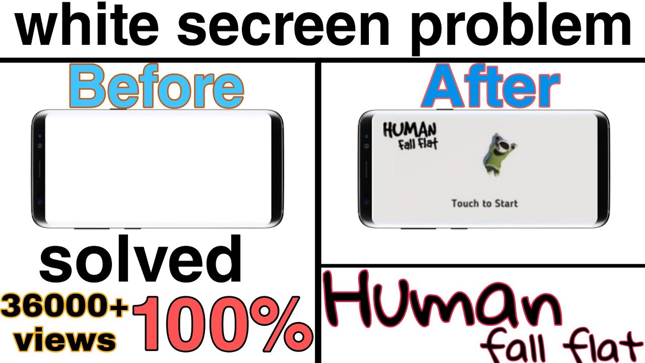 Human Fall Flat White screen problem solved 100 HINDIhumanfallflat 