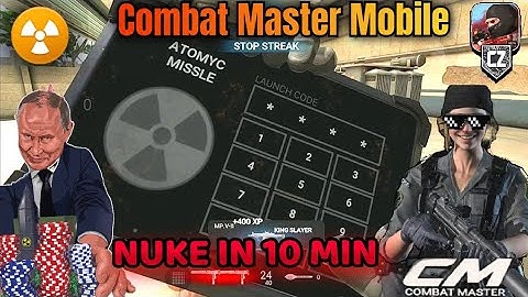 NUKE IN 10 MIN ☢️ COMBAT MASTER MOBILE GAMEPLAY | ATOMYC FINISH