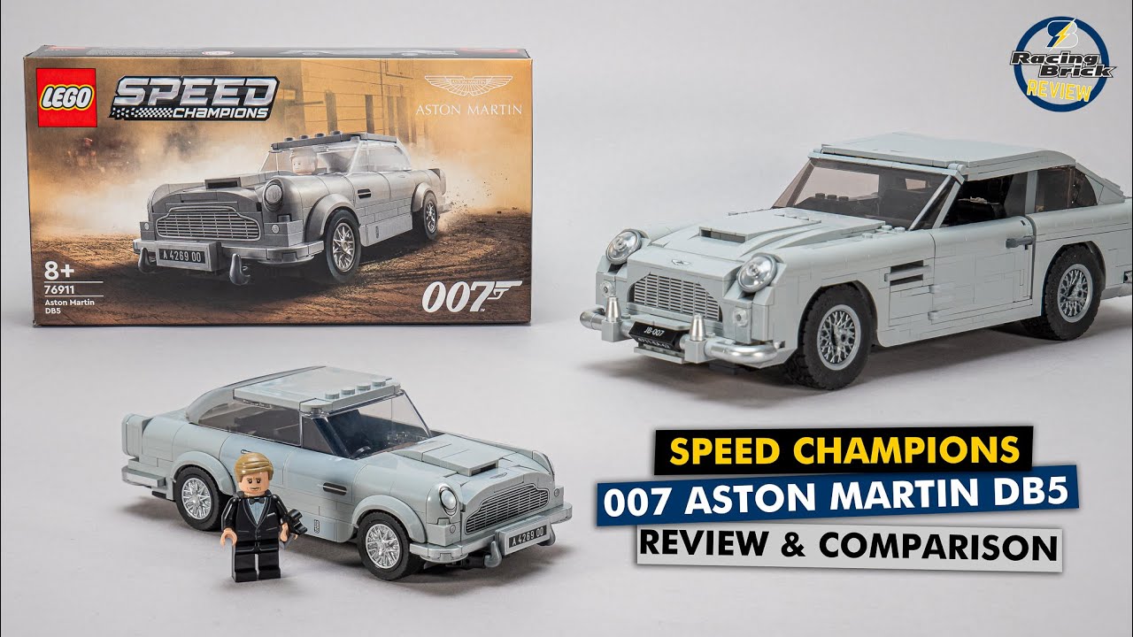 deadline Premonition Bogholder LEGO Speed Champions 76911 007 Aston Martin DB5 detailed building review &  comparison - YouTube