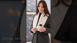 Best-seller: NNEDSZ Black Upgraded Electric Heated Scarf - 3-Level Adjustable Heating