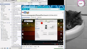 how to downgrade iphone/ipod touch from4 4.3.5 to 4.3.3