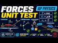 Force and Translational Dynamics 2 | Unit Test Solutions | AP®︎/College Physics