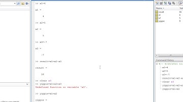 al   Matlab Essential Skills   Sect 11   Clearing Variables