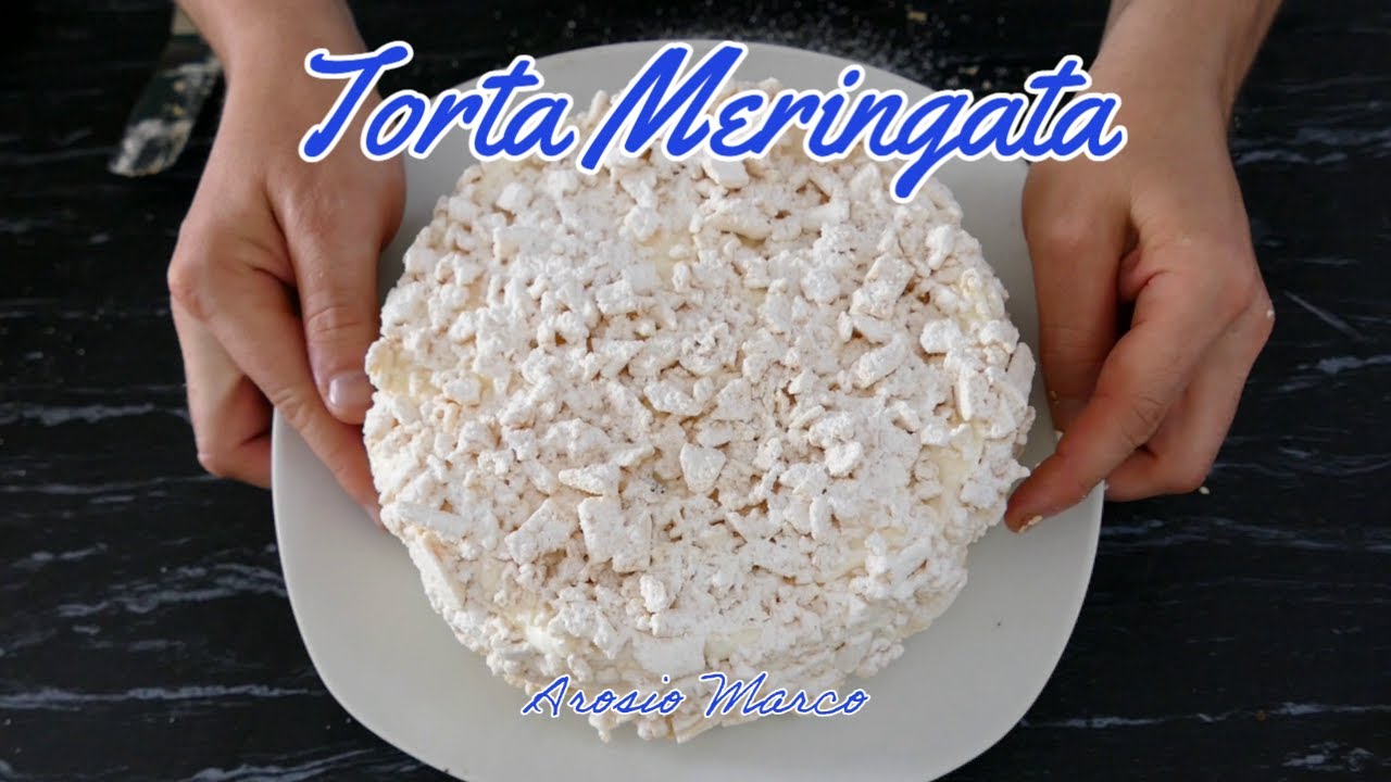 Torta Meringata  (con panna ,cioccolato e nocciole)