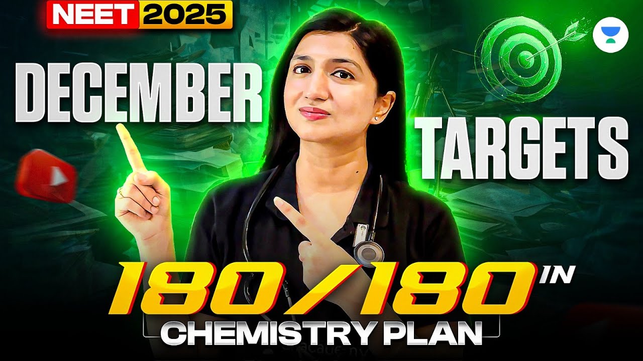 Score 180/180 in Chemistry | December Target Plan | NEET 2025 Chemistry ...