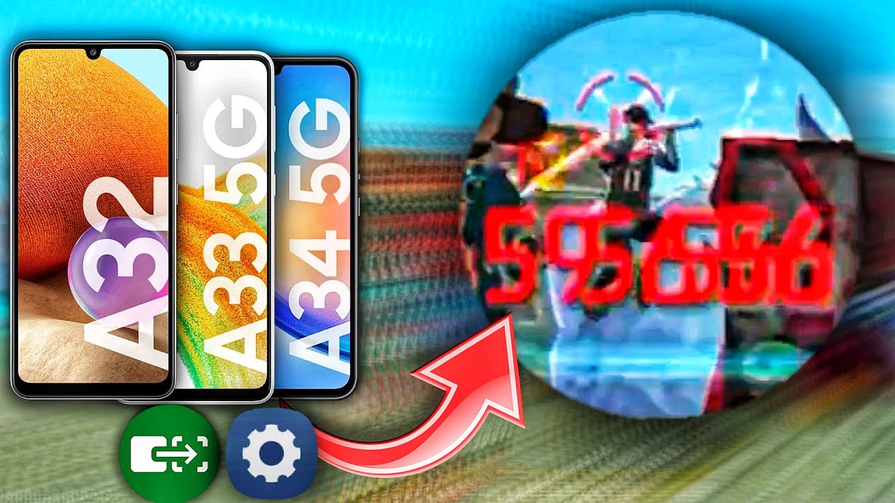 CONFIGURACION para SAMGUNG Galaxy A32 (A33 y A34 ) para DAR mas ROJO en Free Fire. 💀✔