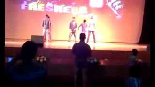 JNTUH Mechanical freshers dance performance 2012..!!!