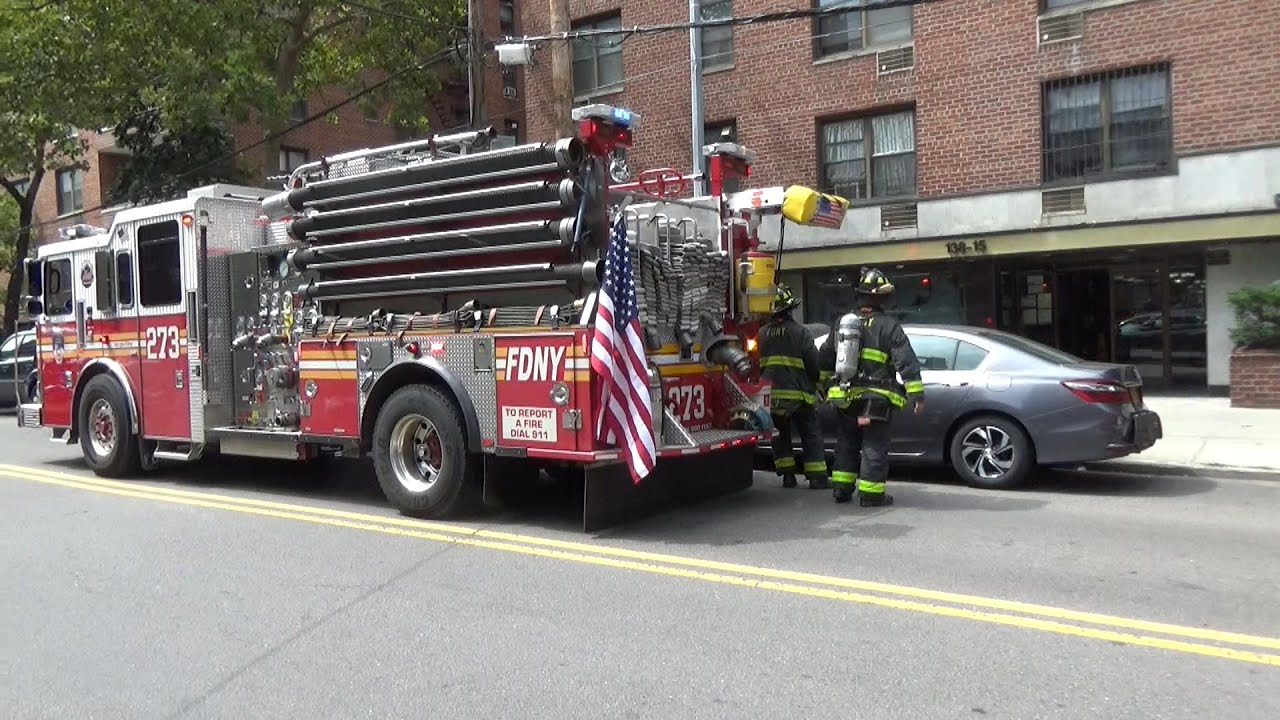 FDNY on scene of a odor of gas - YouTube