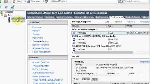 36 creating share storage on both esxi