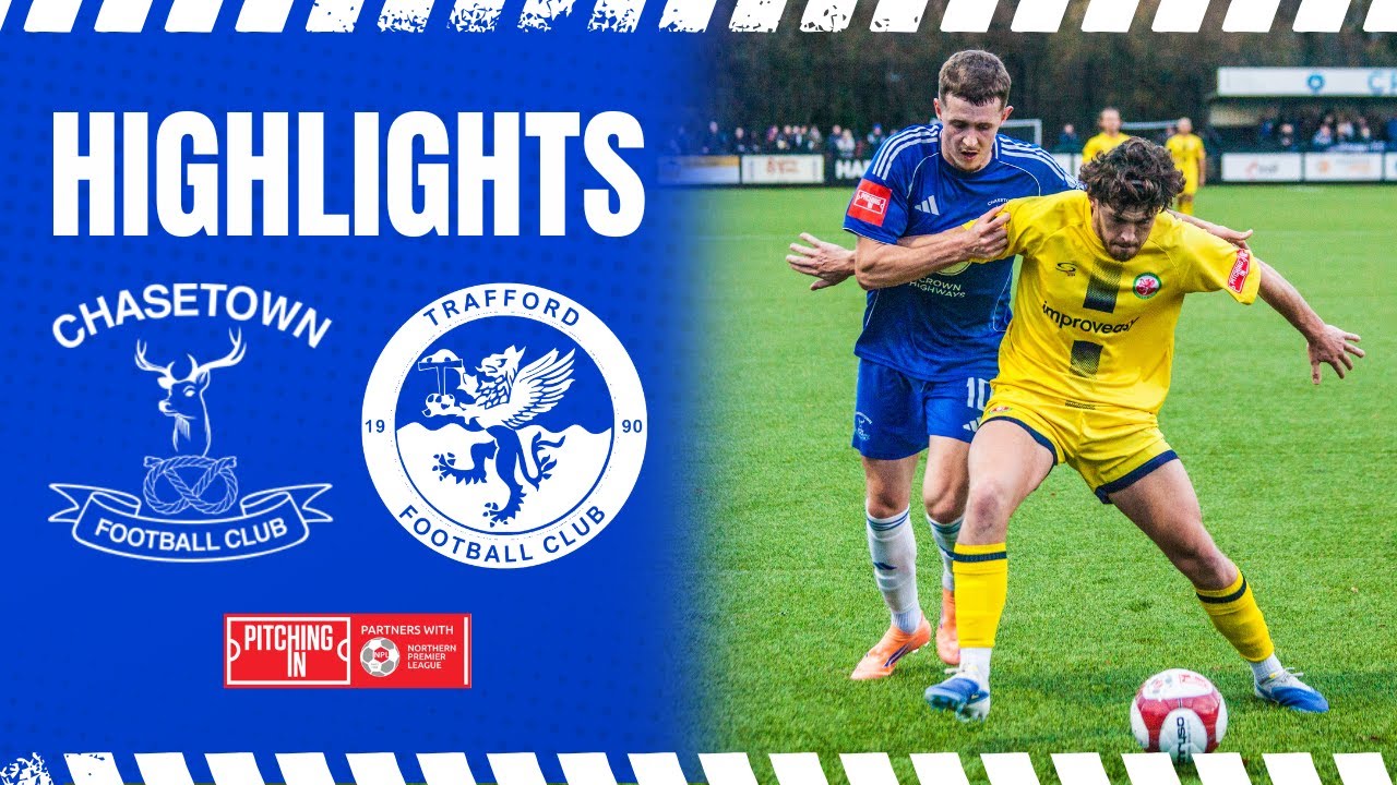 All square at the Scholars | HIGHLIGHTS Chasetown v Trafford - 13.12.2025