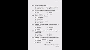 #HSBTE Diploma 3rd Semester Electronics Engg. Sample paper of Electronic Devices and Circuits
