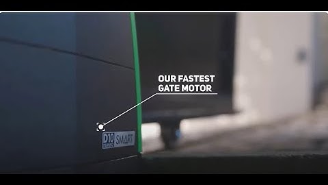 SMART Access Automation | D10 Turbo SMART High-Speed Residential Sliding Gate Motor