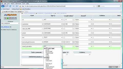 PHP MySQL Tutorial  Create a Database and Table in php-APTECH SFC