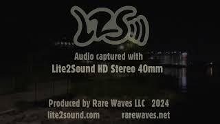 Lite2Sound HD Stereo photodiode - Lake Charles, LA Calcasieu River Bridge