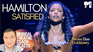 Musical Theatre Coach Reacts | SATISFIED - HAMILTON | Renee Elise Goldsberry